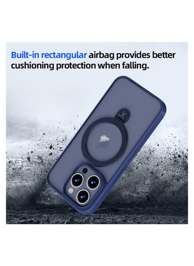 X-level - X-Level PITHY STONE II Series (With patent) case 2nd Generation for iPhone 15 Pro Max 6.7-inch Cover  - Blue Color - Image 1
