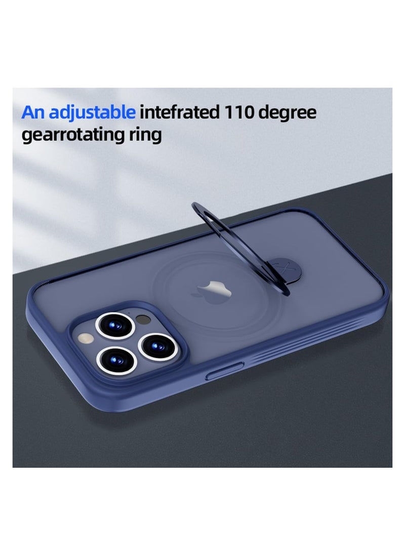 X-level - X-Level PITHY STONE II Series (With patent) case 2nd Generation for iPhone 15 Pro Max 6.7-inch Cover  - Blue Color - Image 1