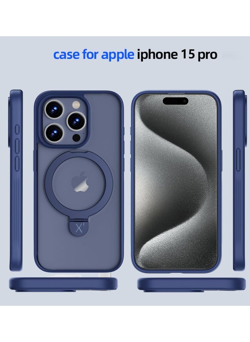 X-level - X-Level PITHY STONE II Series (With patent) case 2nd Generation for iPhone 15 Pro Max 6.7-inch Cover  - Blue Color - Image 1