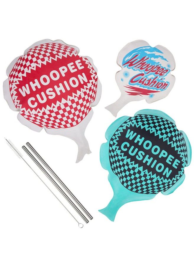 POPLAY 3 Packs Whoopee Cushions 6 And 8 Inches Fun Toys For Novelty Party Favors Kids And Adults Fart Pillow Prank Party Gift - Image 1
