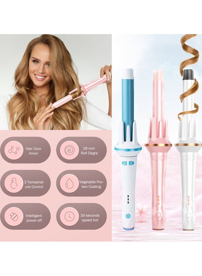 عام مكواة تجعيد عصرية، مكواة تجعيد أوتوماتيكية، عصا دوارة محمولة لتصفيف الشعر، إعدادات متعددة لدرجة الحرارة، تسخين فوري سريع - Image 4