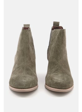TOMS Women Everly Slip On Ankle Boots, Dark Olive  - Image 3