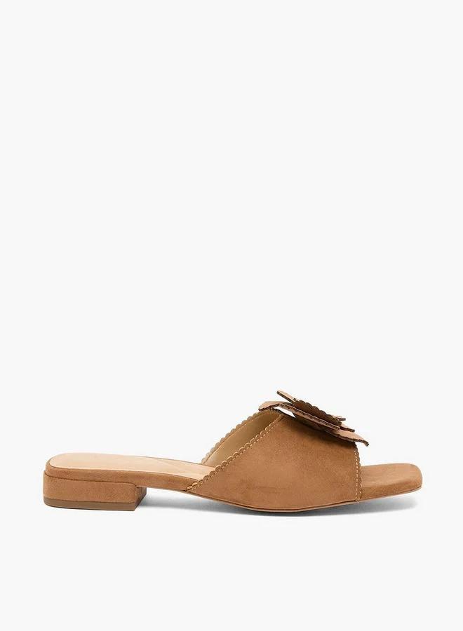 Celeste TAUPE Women Floral Accent Sandals for Women | Best Price UAE