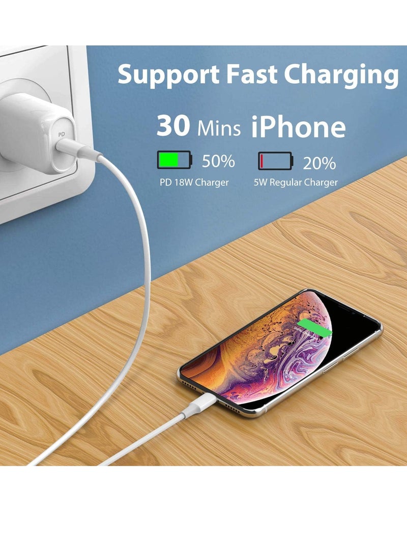 عام USB C to Lightning Cable 2Pack 3FT 【Apple MFi Certified】 iPhone 11 Lightning to USB-C Fast Charging Cable Compatible iPhone 12 11/11 Pro/11 Pro Max/X/XS/XR/XS Max/8/8 Plus - Image 5