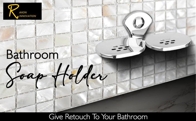 Raxon Innovation Stainless Steel Chrome Finish Square Double Soap Dish Holder for Bathroom Soap CaseSoap Stand for Kitchen Bathroom Accessories Pack of 1 Royal Double SOAPDISH - Image 5