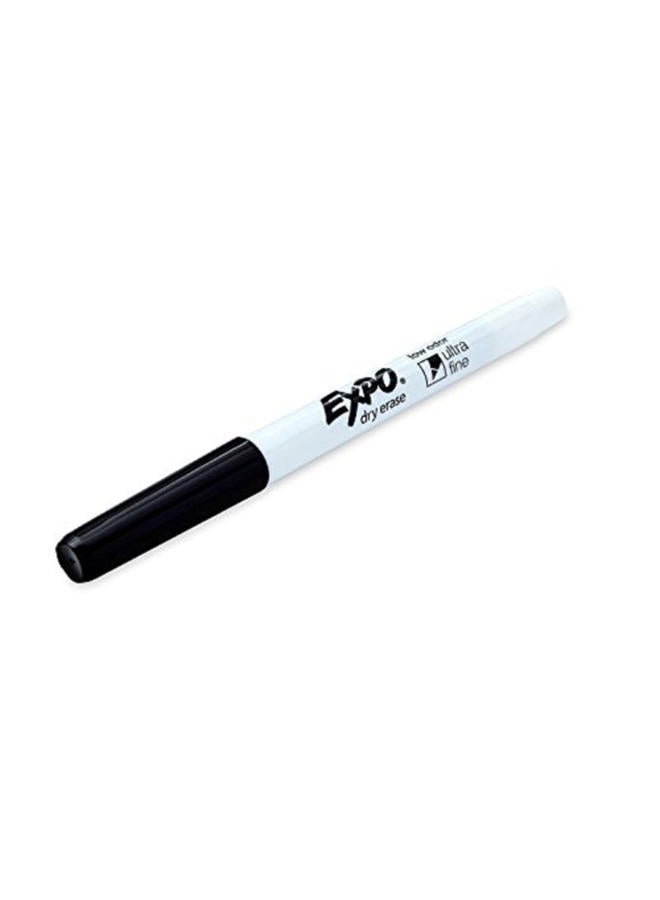 Expo Low-Odor Dry Erase Markers, Ultra-Fine Tip, Black, 4 Count - Image 4