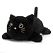 SQEQE Weighted Stuffed Animals Black Cat Weighted Black Cat Plush Plushies for Cozy Comfort Soft Black Cat Pillow Toy for Kids Adults Christmas Valentines Gift 236 Inch 38 Lbs - Image 2
