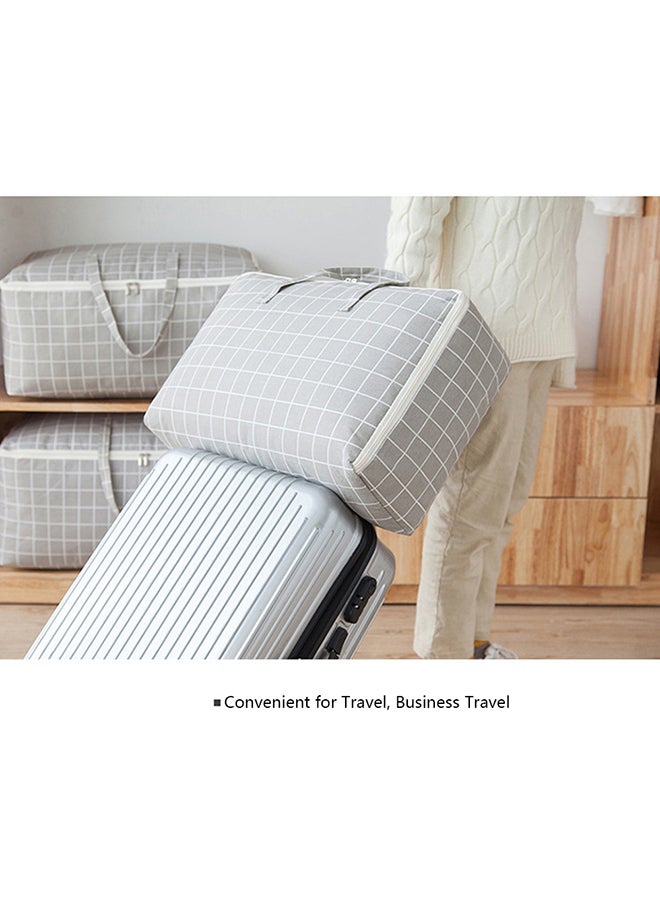 Loquat Damp-Proof Clothes Organizing Bag Grey 4.50x26x0.236cm - Image 4