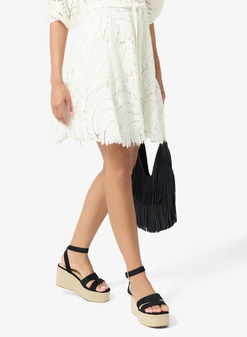 RAID  Ankle Strap Wedge Sandals for Women | Best Price UAE