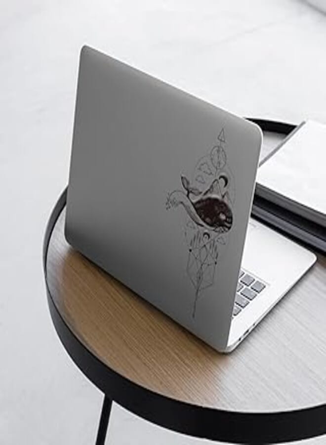 Generic Laptop skin size 15×15 on the outside and 8×7 on the inside, removable Laptop skin, Sticker multi-colored, transparent vinyl plastic sticker - 6221243349525