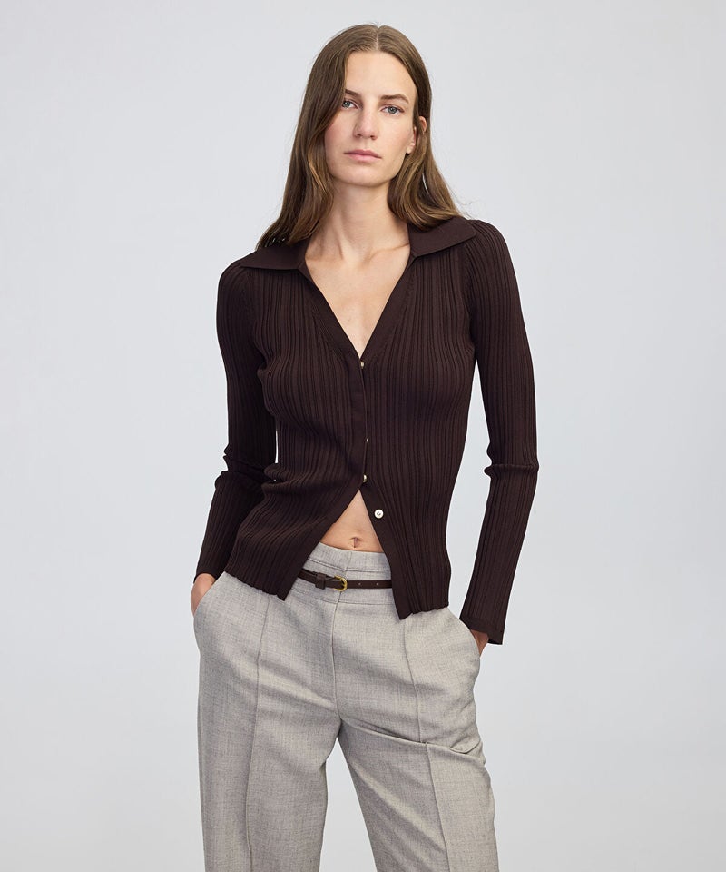 Ipekyol Ribbed Knit Top - Image 1