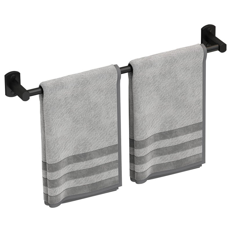 Dancrul Bathroom Towel Bar for Wall MountTowel Rods for Bathroom20 Inch Black Towel Holder Bath Towel Hanger