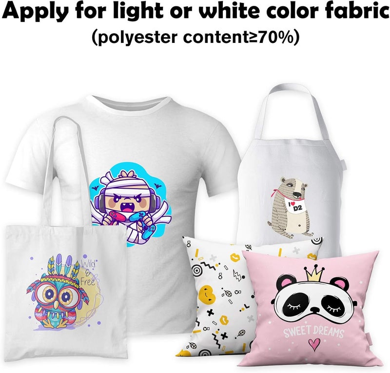 A-SUB Sublimation Paper 8.5x11 Inch for DIY Unique Christmas Gifts Compatible with Inkjet Printer which Match Sublimation Ink 100 Sheets - Image 2