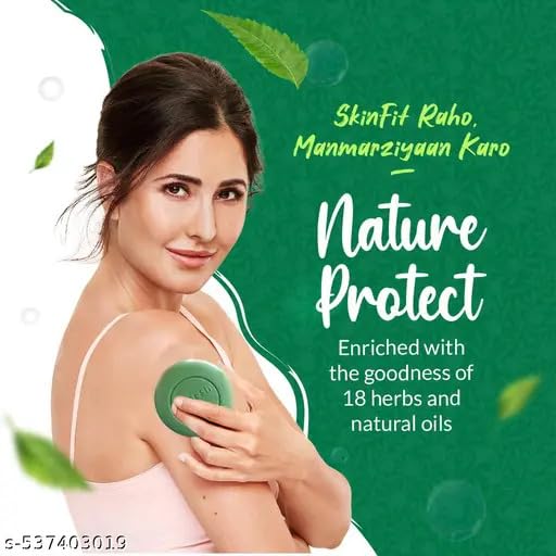 UPDESH Neem Herbal Soap with 18 Ayurvedic Herbs | Natural Anti-Bacterial Bath Soap | Chemical-Free & Skin Brightening | 100g (Pack of 10) - Image 5