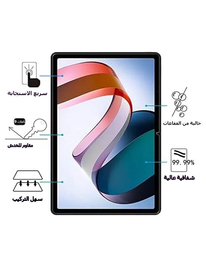 general 2-Pack Screen Protector Compatible with Xiaomi Redmi Pad 10.61 inch Released 2022 Transparent Anti-Scratch Tempered Glass Film - Image 2