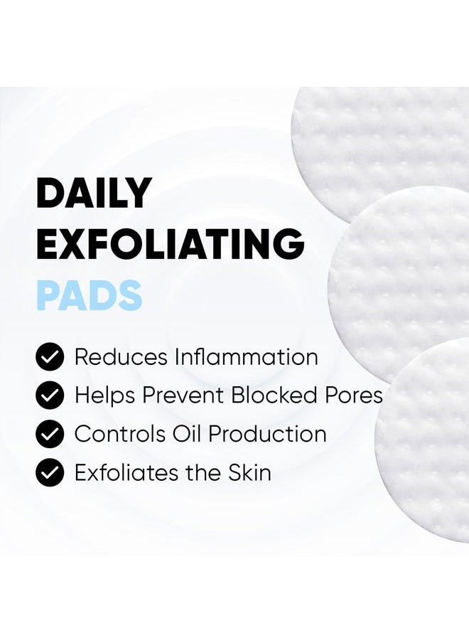 Estetist - Salicylic and Glycolic Acid Facial Cleansing Pads, Hydrating Acne Pads with Natural Extracts, Exfoliating Face Cleansing Pads for Men and Women, Acne Care Wipes, 60 Count - Image 1