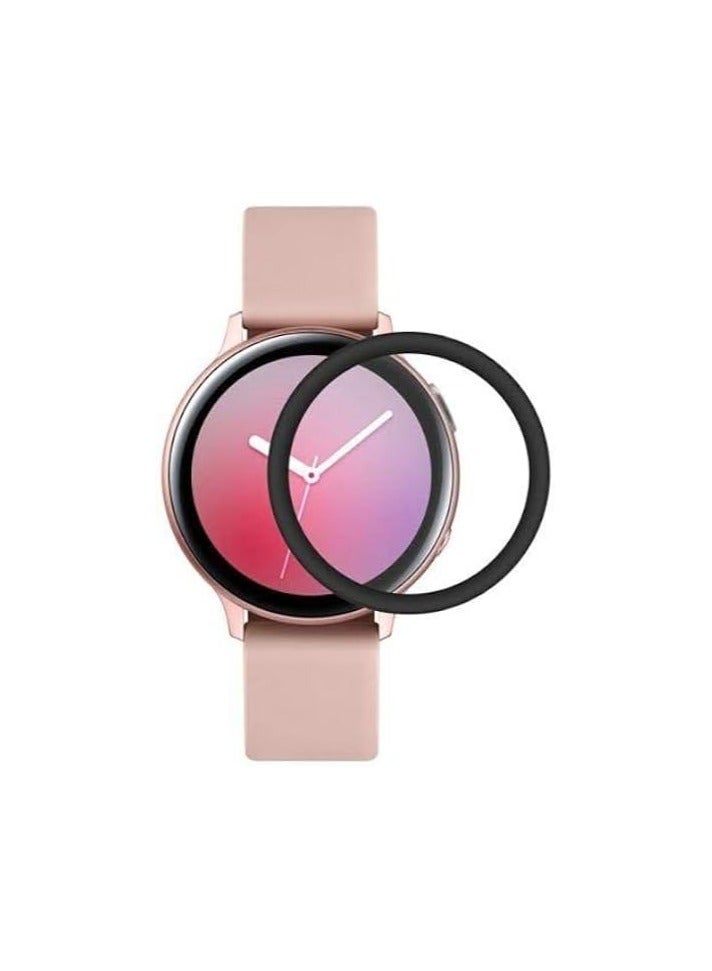 واقي شاشة TPU بتغطية كاملة لساعة سامسونج جالاكسي الرياضية 2 مقاس 44 ملم، شفاف