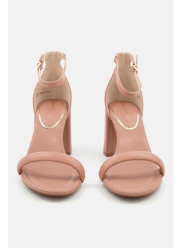 Kenneth Cole Women Medium Luisa Classis Leather Sandals, Tan  - Image 3