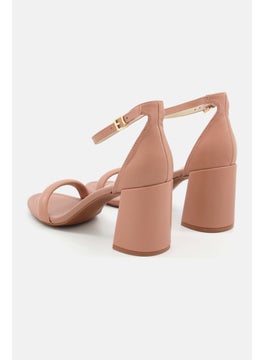 Kenneth Cole Women Medium Luisa Classis Leather Sandals, Tan  - Image 2