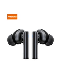 Recci Recci REP-W77 Warrior TWS ANC Wireless Earphones - Wireless Bluetooth Headphones with Charging Case - Black  - Image 3