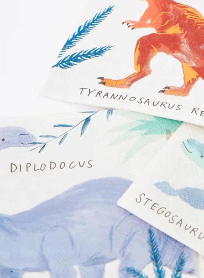 Meri Meri Dinosaur Kingdom Small Napkins