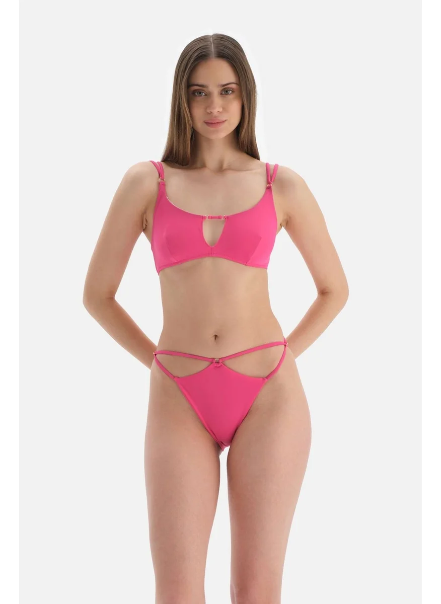 dagi Fuchya Ip Det. Brazilian Bikini Bottom