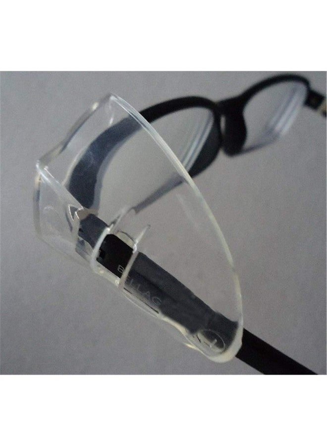 Auony Auony Safety Glasses Side Shields,2 Pairs Slip On Clear Side Shields for Safety Glasses-Fits Medium to Large Eyeglasses  - Image 4