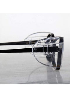 Auony Auony Safety Glasses Side Shields,2 Pairs Slip On Clear Side Shields for Safety Glasses-Fits Medium to Large Eyeglasses  - Image 3