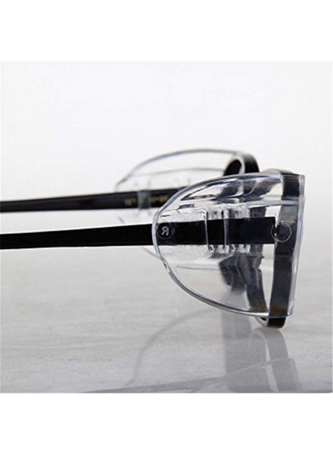 Auony Auony Safety Glasses Side Shields,2 Pairs Slip On Clear Side Shields for Safety Glasses-Fits Medium to Large Eyeglasses  - Image 3