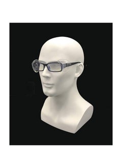 Auony Auony Safety Glasses Side Shields,2 Pairs Slip On Clear Side Shields for Safety Glasses-Fits Medium to Large Eyeglasses  - Image 5
