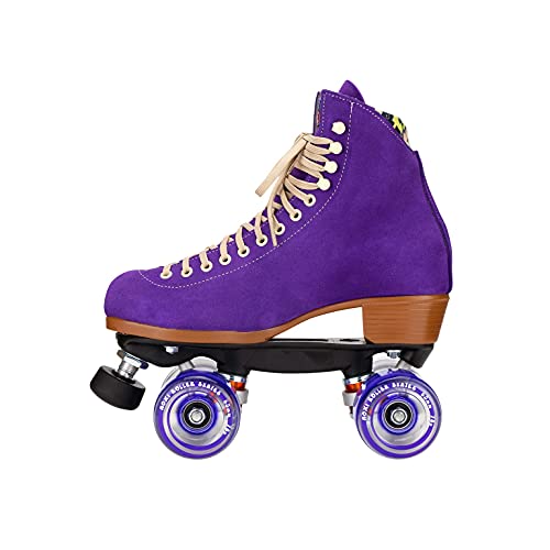 Moxi Lolly Roller Skate - Fashionable Womens Quad Roller Skate | Taffy Purple | Size 8 - Image 4