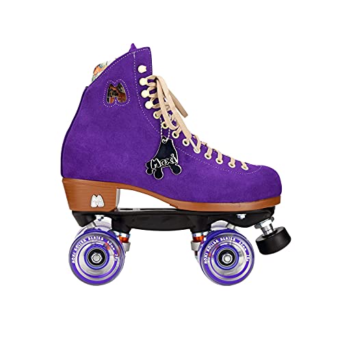 Moxi Lolly Roller Skate - Fashionable Womens Quad Roller Skate | Taffy Purple | Size 8 - Image 2
