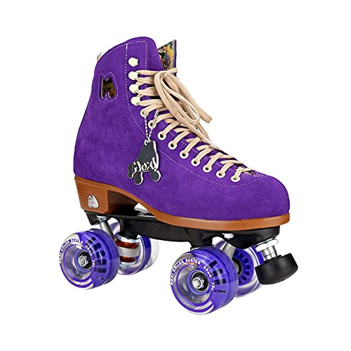 Moxi Lolly Roller Skate - Fashionable Womens Quad Roller Skate | Taffy Purple | Size 8 - Image 1