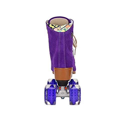 Moxi Lolly Roller Skate - Fashionable Womens Quad Roller Skate | Taffy Purple | Size 8 - Image 3