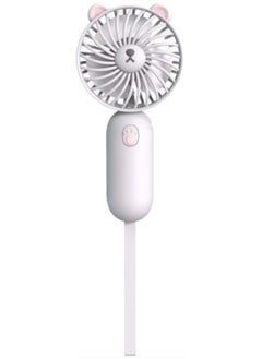 Miniso KE-SF2305 (White) A portable, cute bear-shaped mini fan for a refreshing breeze on hot days. 