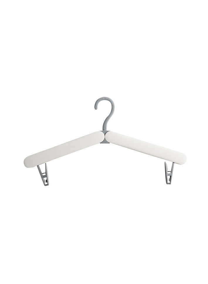 General Travel hangers, foldable lightweight and compact hangers, essential travel accessories for organizing clothes, including practical clips (5pcs)  - Image 1