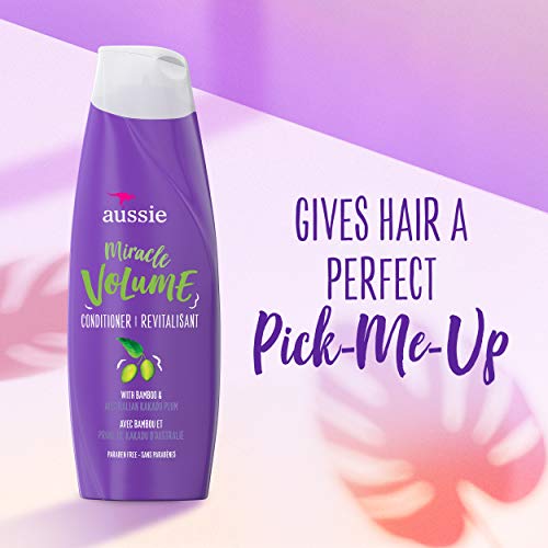 Aussie Hair Conditioner Miracle Volume, 12.1 Fl Oz - Image 3