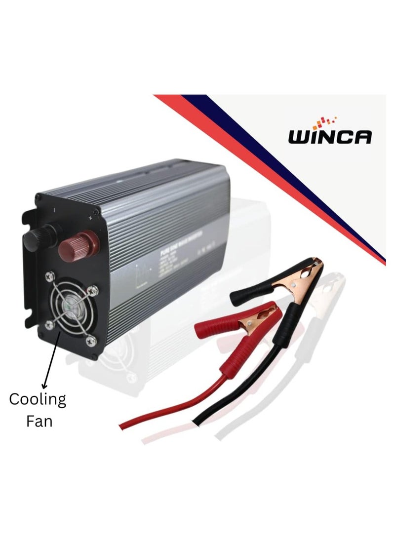 Generic Car Power Inverter, 12V DC to 220V AC Power Converter,1 AC Outlets & 1 USB Port & LED Display 12V  - Image 4