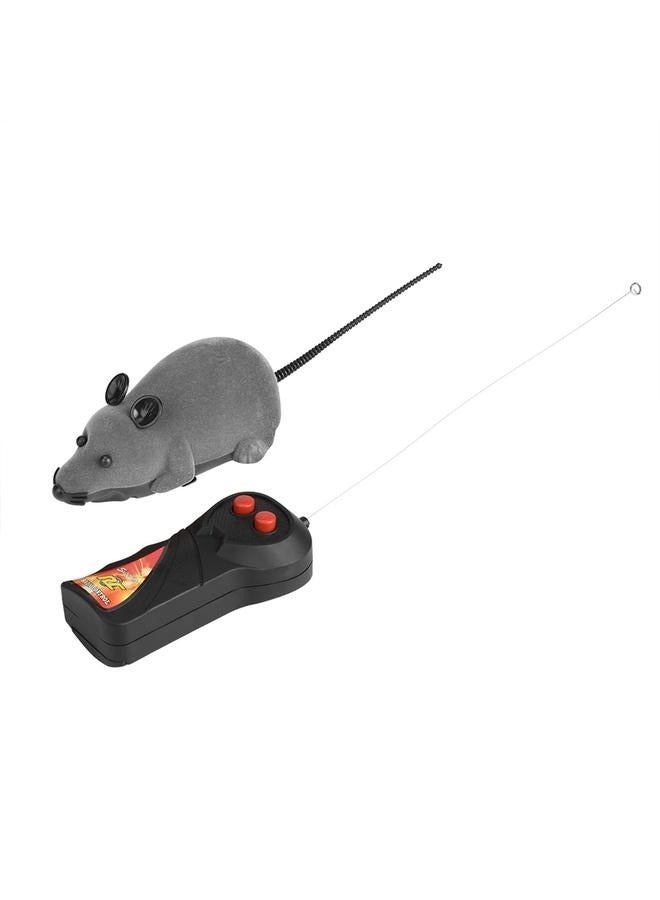 Wireless Remote Control Mouse,Remote Control Toy for Cats, Electronic Rat Toy for Kitten Funny Chasing Simulation Animal Toys Pet Novelty Gift(Gray) - Image 1