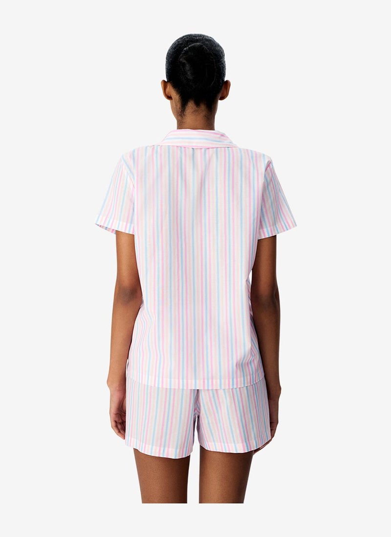 Penti Women's Mix Short Sleeve Cotton Pyjama Set with Shorts - Image 4
