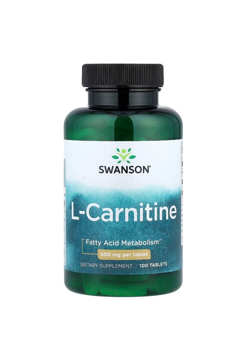 سوانسون إل-كارنيتين 100 قرص - Image 1