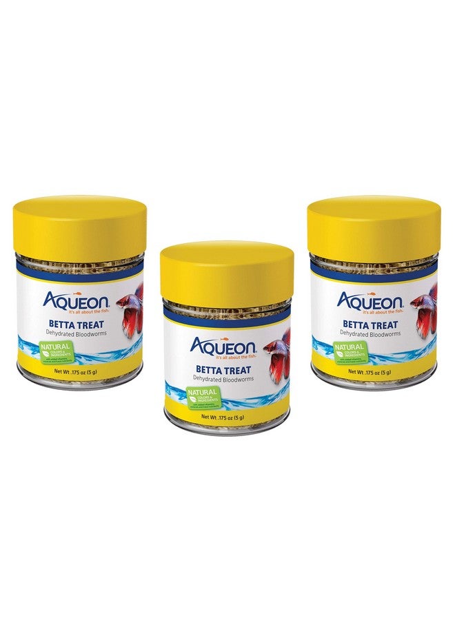 Aqueon (3 Pack) Aqueon Betta Bloodworm Treat, 0.175 Ounce - Image 1
