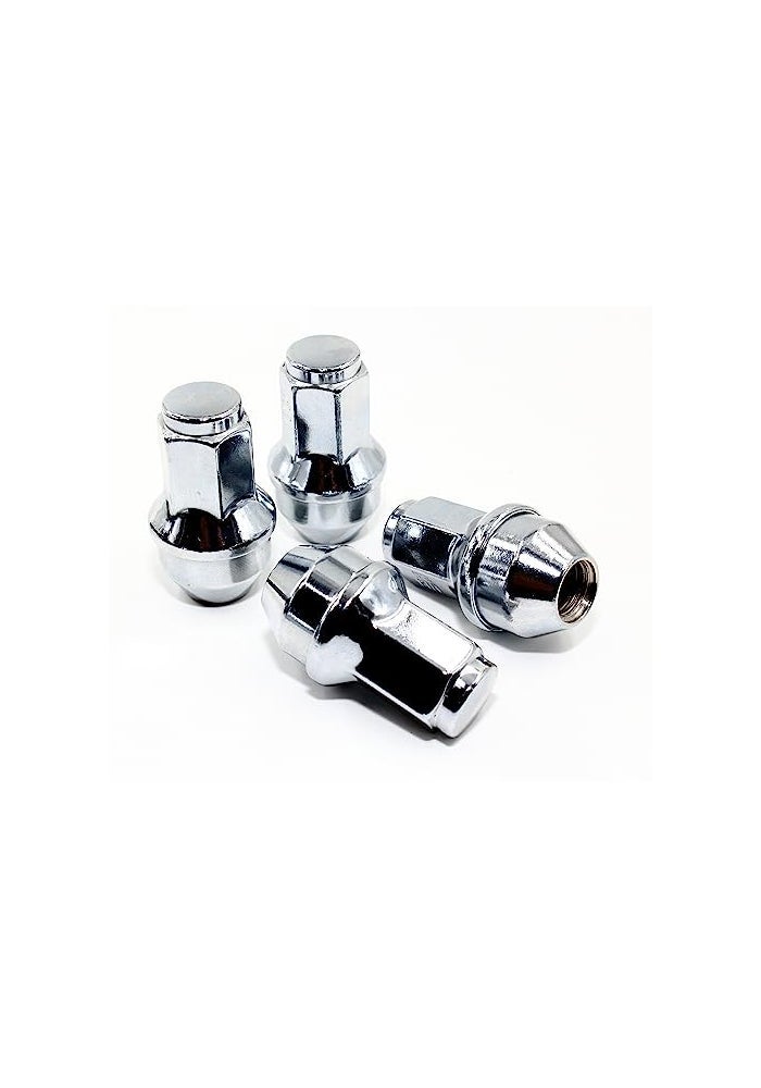 Veritek Performance Set of 24 Veritek 14x20mm 1316 Hex 2 Inch Chrome OEM Factory Style Large Acorn Seat Lug Nuts for Ford F150 Expedition Lincoln Navigator Factory Wheels - Image 3