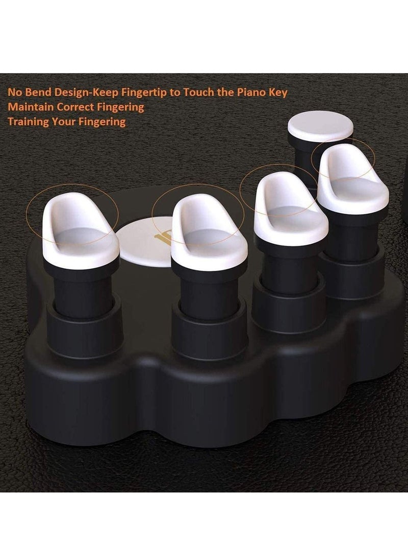 Piano Finger Exerciser and Hand Strengthener Trainers Ergonomic Training Pressing Posture Correction Tool for Guitar Trigger Arthritis Therapy Grip
