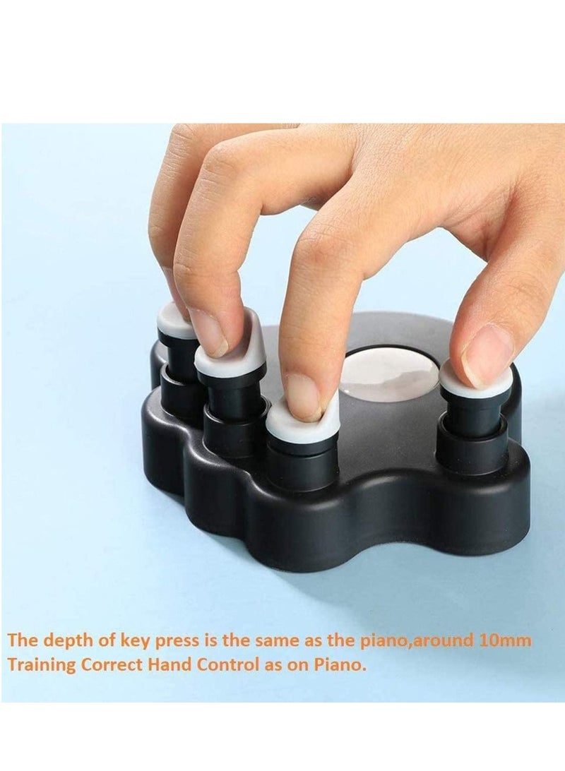 Piano Finger Exerciser and Hand Strengthener Trainers Ergonomic Training Pressing Posture Correction Tool for Guitar Trigger Arthritis Therapy Grip