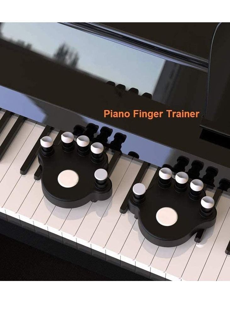 Piano Finger Exerciser and Hand Strengthener Trainers Ergonomic Training Pressing Posture Correction Tool for Guitar Trigger Arthritis Therapy Grip