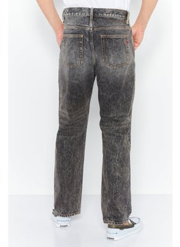 DIESEL Men 2020 D-Viker Regular Fit Washed Non Stretchable Jeans, Black  - Image 4