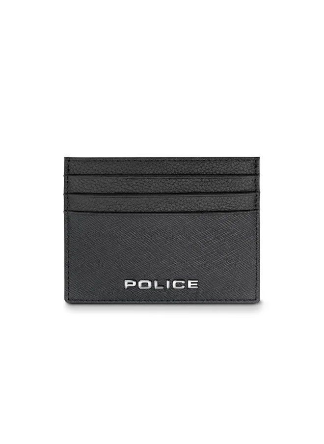 بوليس Genuine Leather Card Case With 3 Card Slots For Men