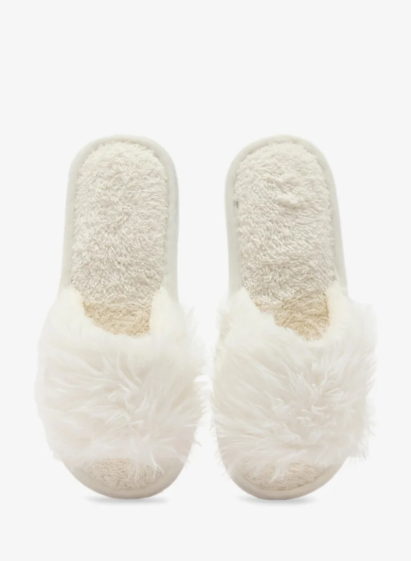 Ginger  Fur Bedroom Slippers for Women | Best Price UAE
