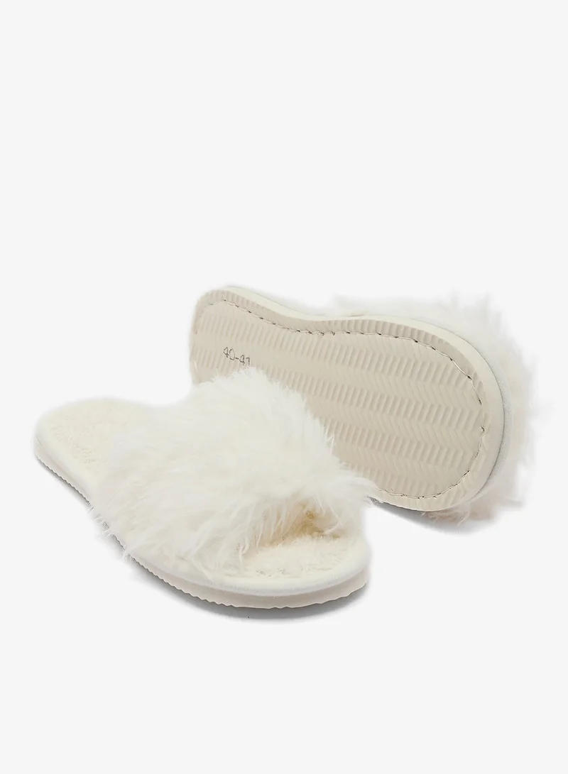 Ginger  Fur Bedroom Slippers for Women | Best Price UAE